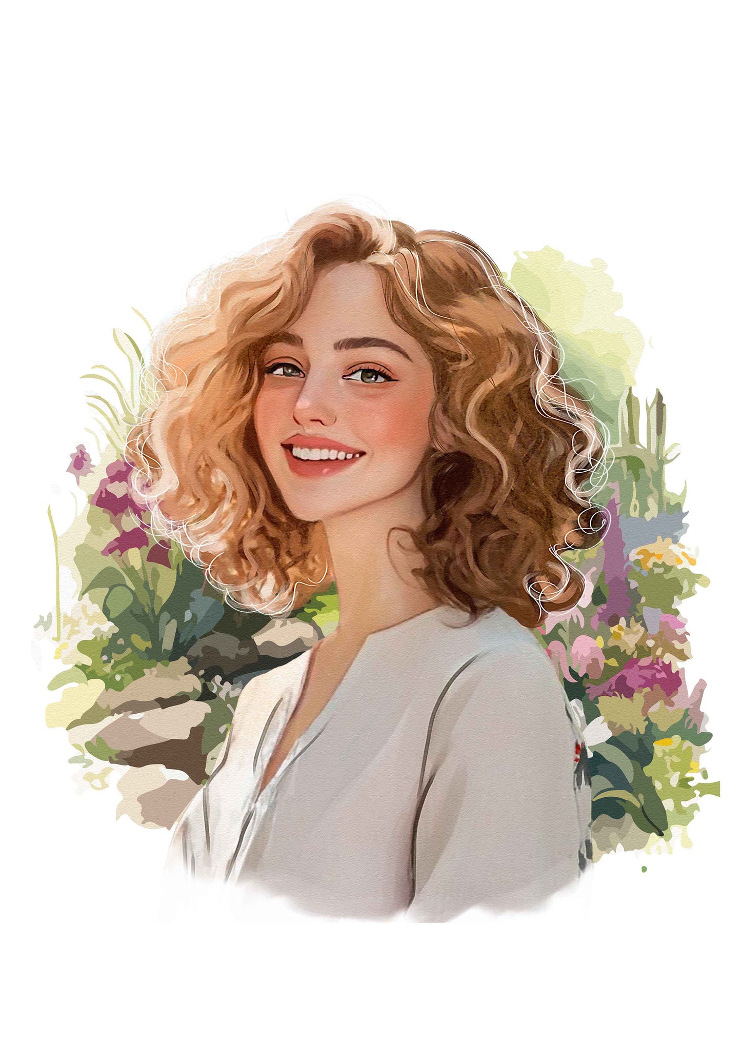 Single Person Cartoon Portrait from Photo