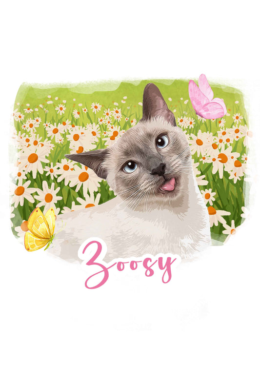 Custom Pet Digital Artwork