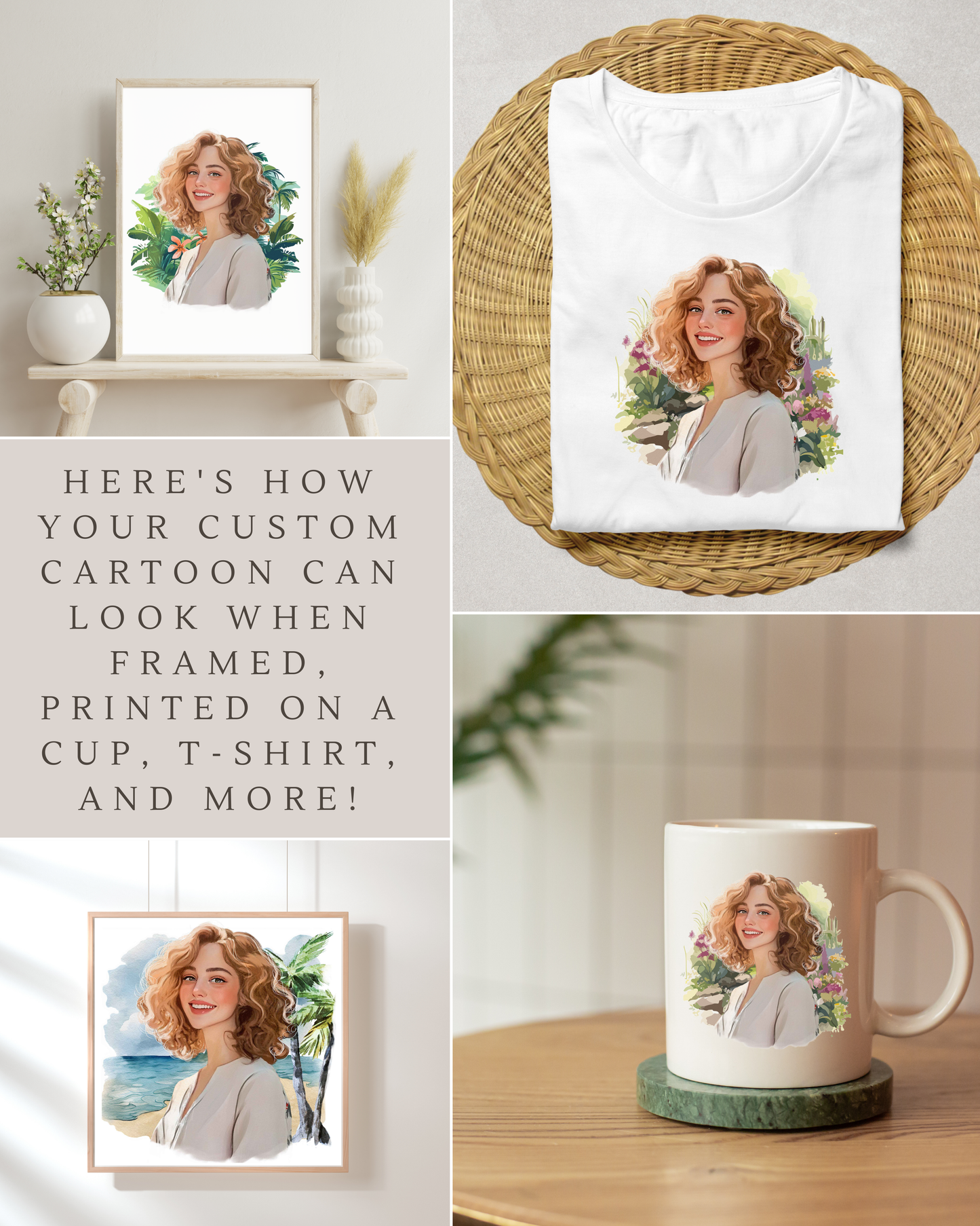 Single Person Cartoon Portrait from Photo